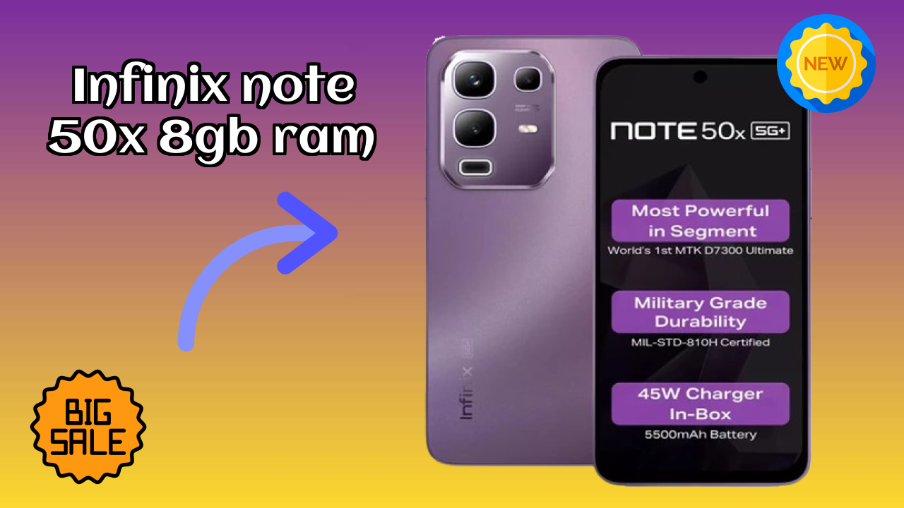 Infinix Note 50X 8GB RAM प्रोसेसर टेस्ट: MediaTek Dimensity 7300 Ultimate बेंचमार्क