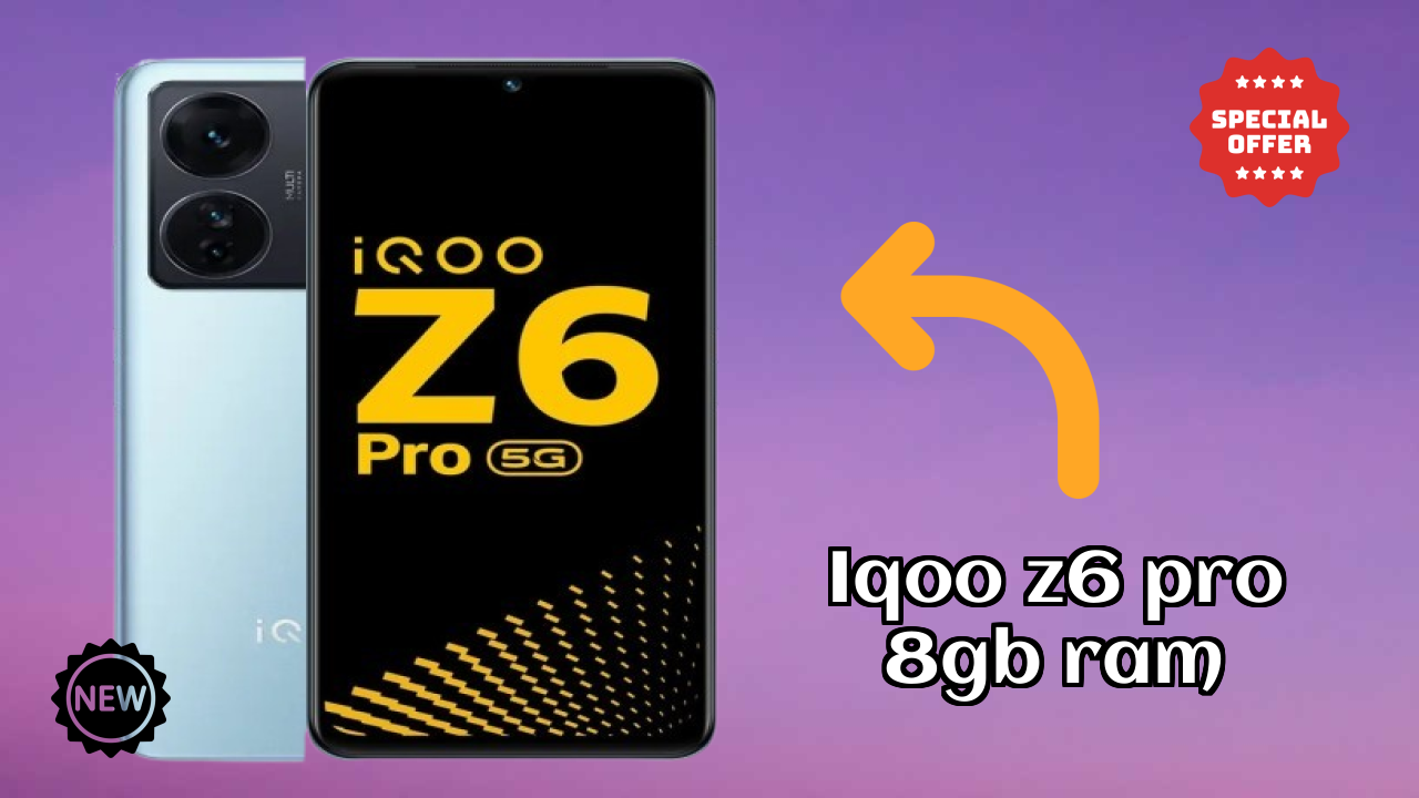 IQOO Z6 Pro 8GB RAM शो: 8 GB RAM गेमिंग चेक