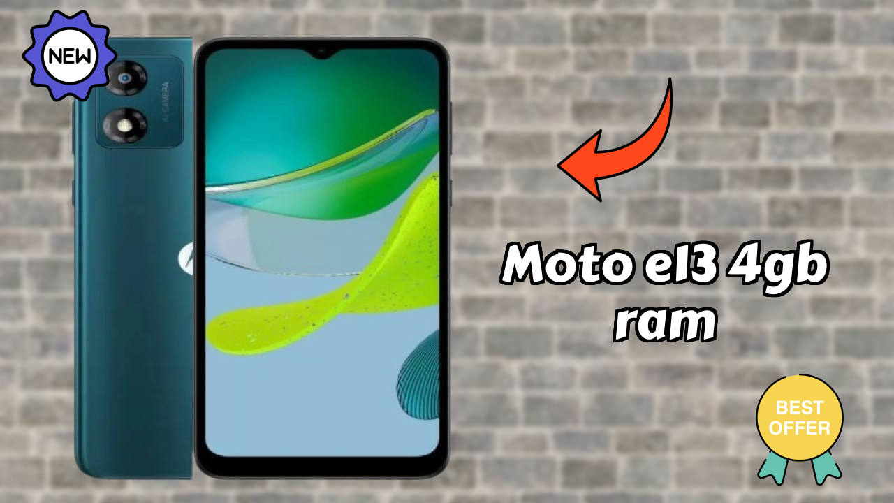 Moto E13 4GB RAM शो: 4 GB RAM गेमिंग टेस्ट किया गया