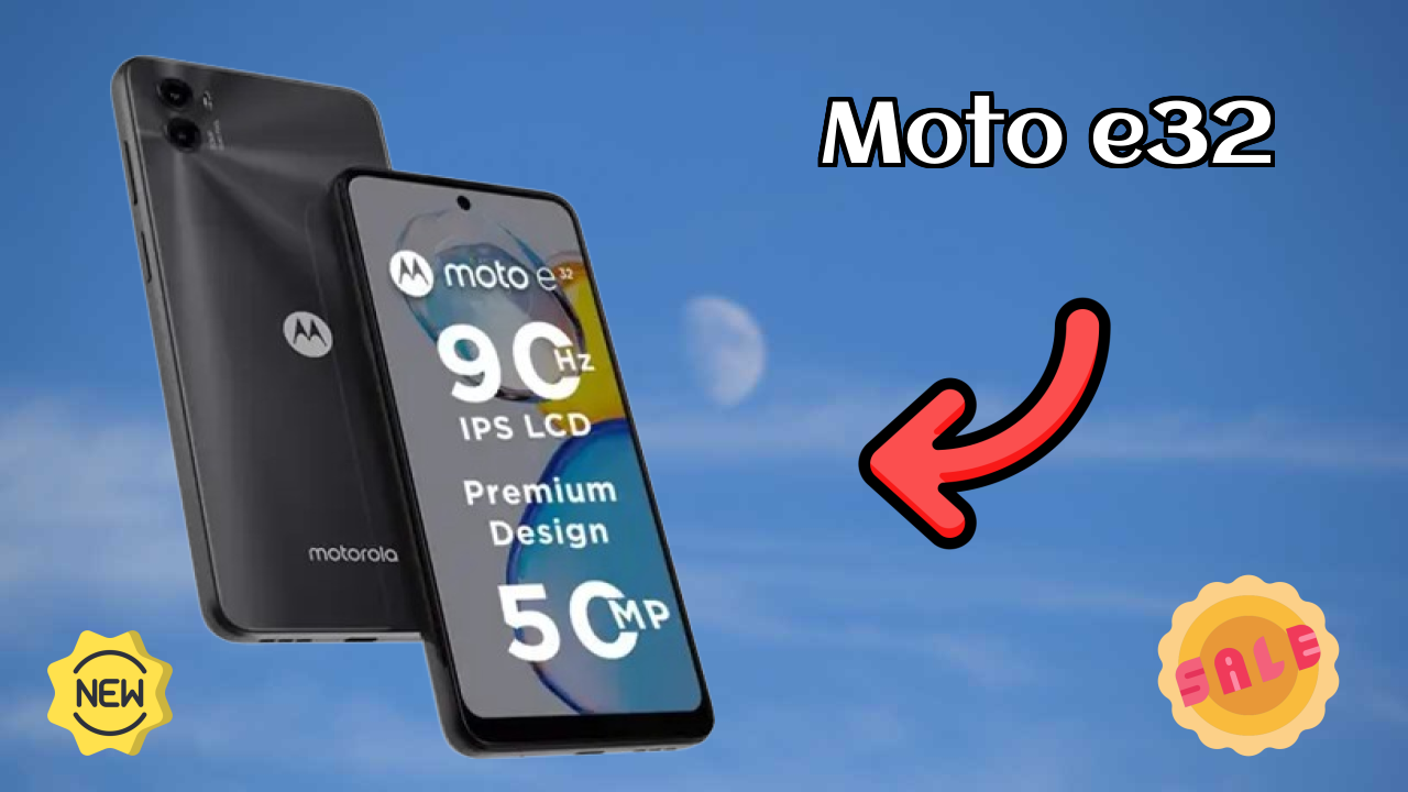 ₹7,995 पर Moto E32 - बेस्ट फीचर्स और स्पेसिफिकेशन