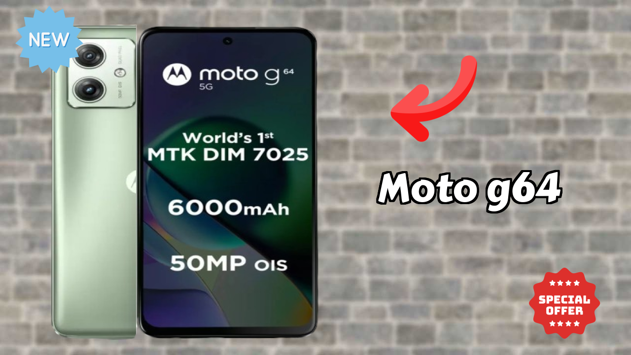 ₹13,298 पर Moto G64 - पूरा स्पेसिफिकेशन