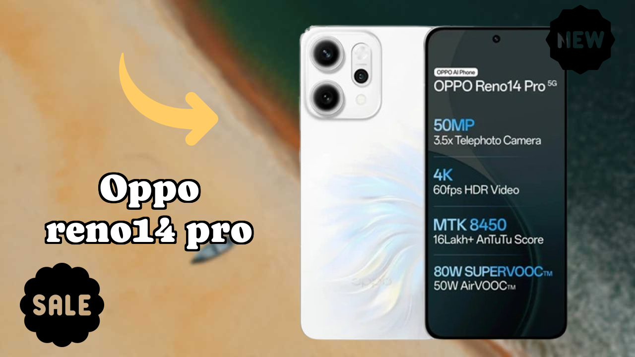 OPPO Reno14 Pro बैटरी लाइफ: 6200 MAh चार्जिंग टाइम