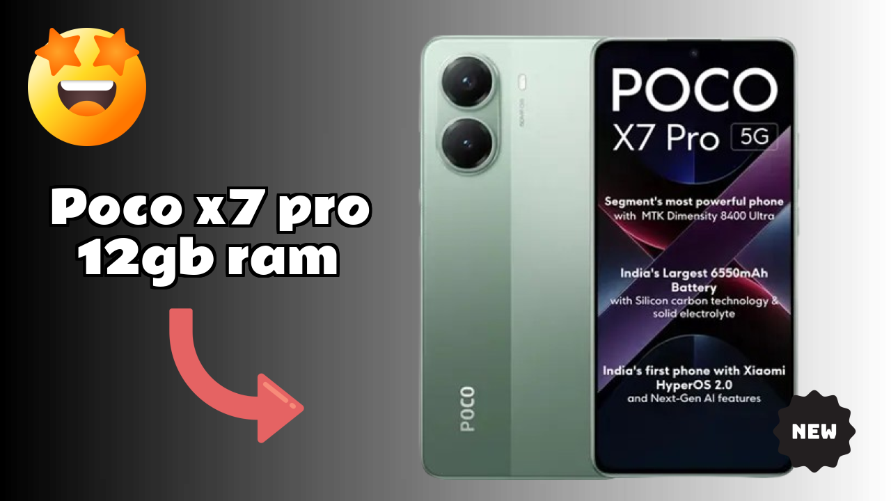 POCO X7 Pro 12GB RAM क़ीमत गिरावट अलर्ट: अब ₹24,499 पर