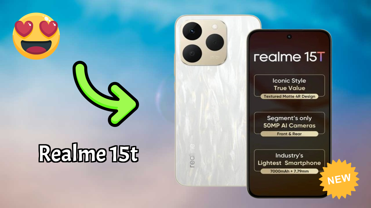₹20,499 पर Realme 15T - बेस्ट फीचर्स हाइलाइट किए गए