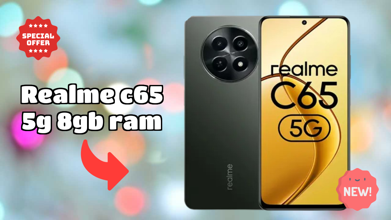 ₹13,999 पर Realme C65 5G 8GB RAM - इसके बारे में सब कुछ