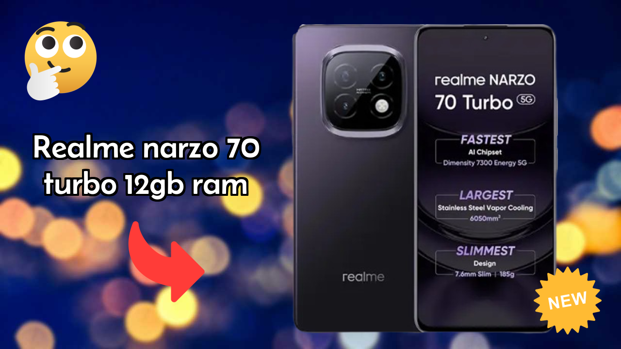 ₹19,999 पर Realme Narzo 70 Turbo 12GB RAM - बेस्ट फीचर्स समझाया गया