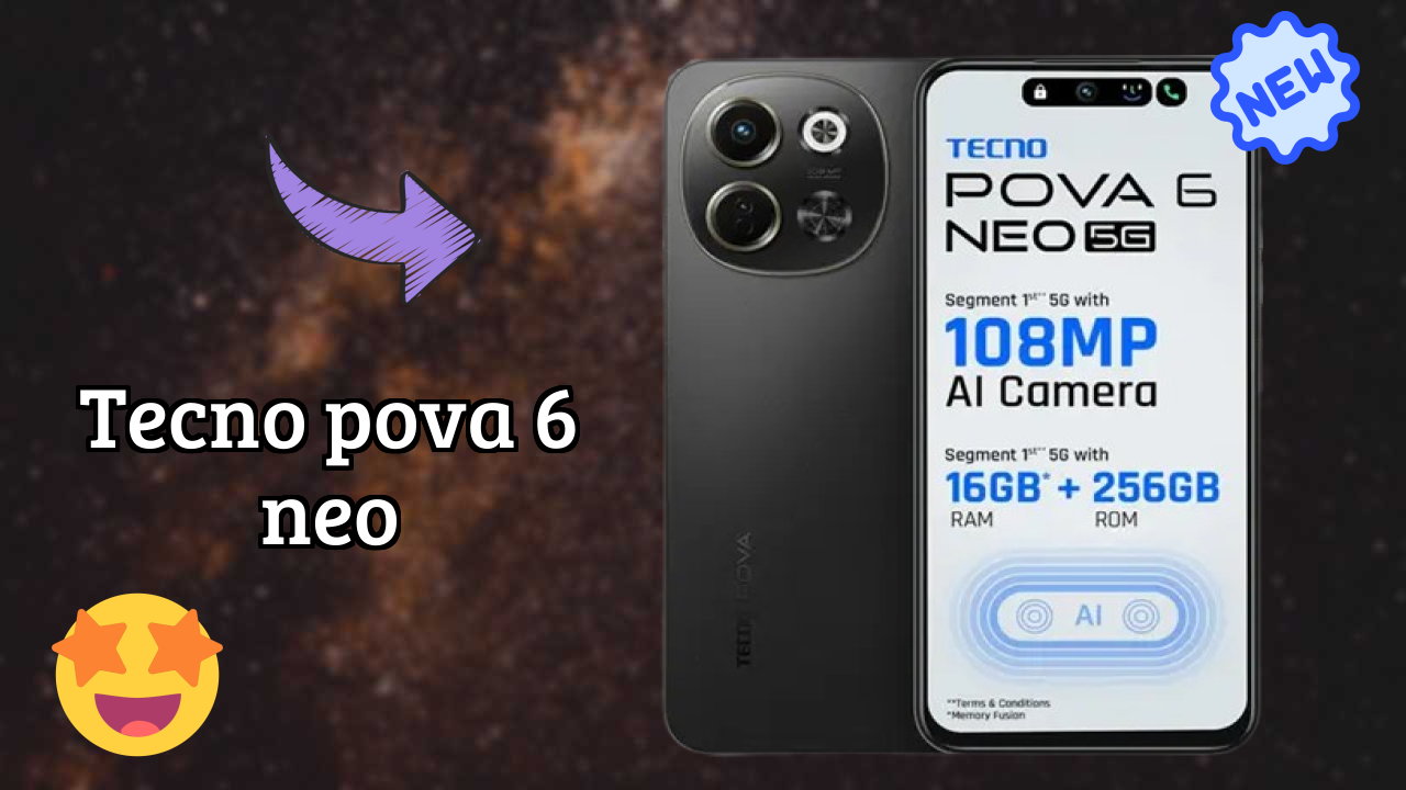 ₹11,999 पर Tecno Pova 6 Neo - पूरा स्पेसिफिकेशन लिस्ट