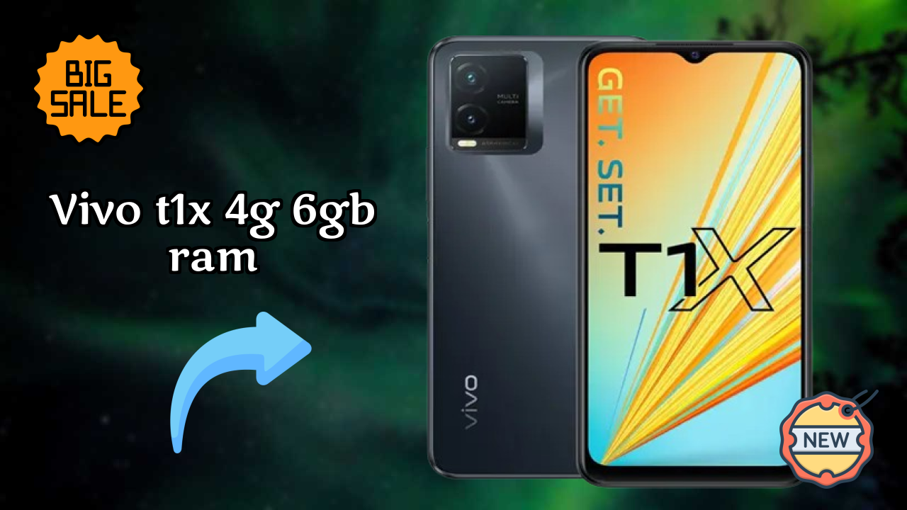 Vivo T1x 4G 6GB RAM 2026: कैमरा 50 MP + 2 MP Rear Camera और लंबी लाइफ बैटरी